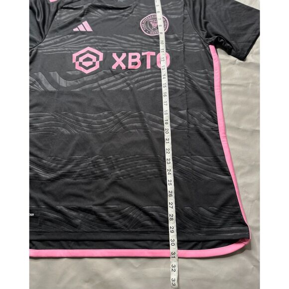 Adidas Inter Miami MLS 2023 Away Soccer Football Jersey Black HI1888 Men's large - Picture 10 of 10